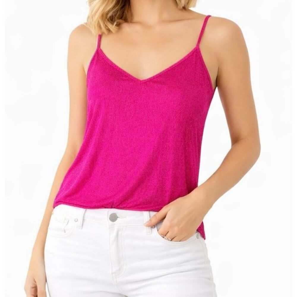 Stateside pink vibrant tank size small